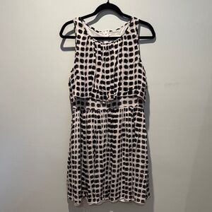 Kate Spade Black and White Sleeveless Dress sz 12